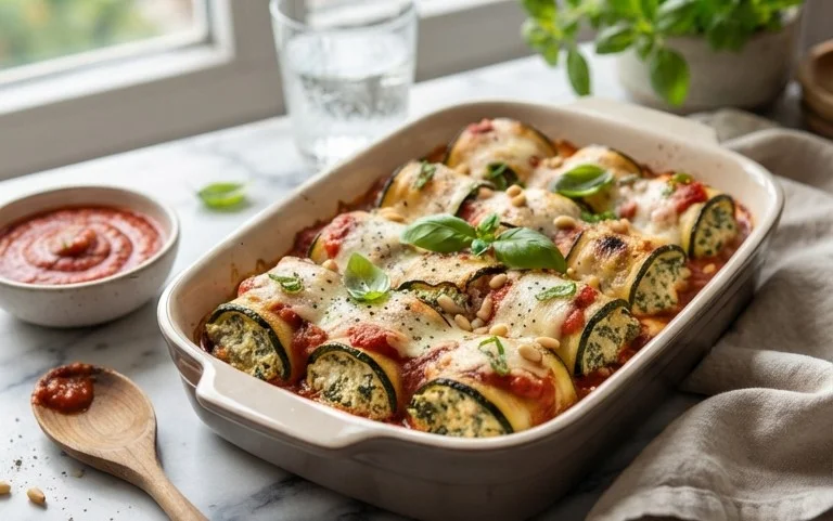 Vegan Zucchini Rollatini