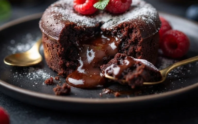 Air Fryer Lava Cake