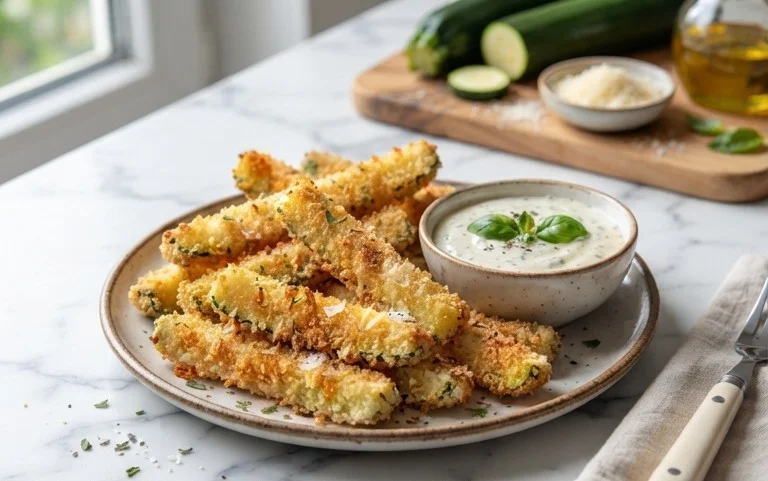 Parmesan Zucchini Fries