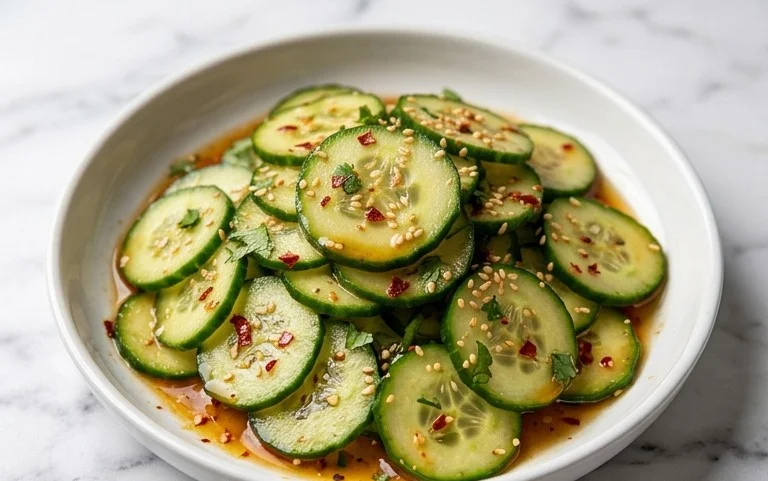Easy Asian Cucumber Salad
