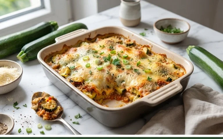 Easy Cheesy Zucchini Casserole