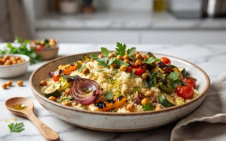 Röstgemüse Couscous für Geschmacksexplosion