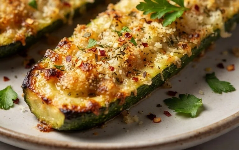 Baked Parmesan Zucchini