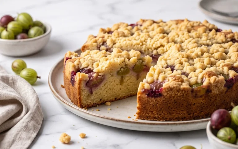 Stachelnon-alcoholic beerkuchen mit Streuseln
