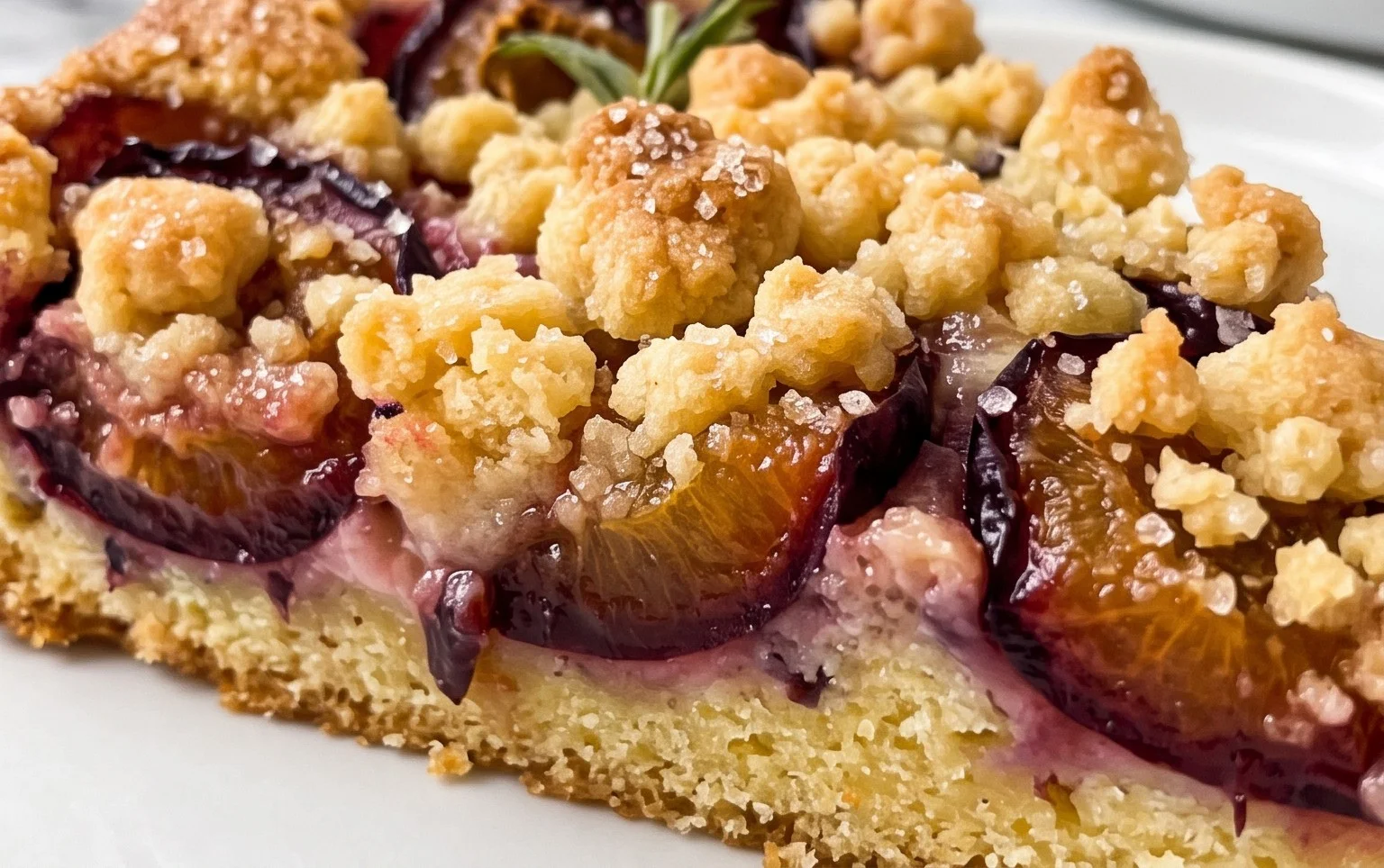 Pflaumenkuchen mit Streuseln aus der Springform Rezept