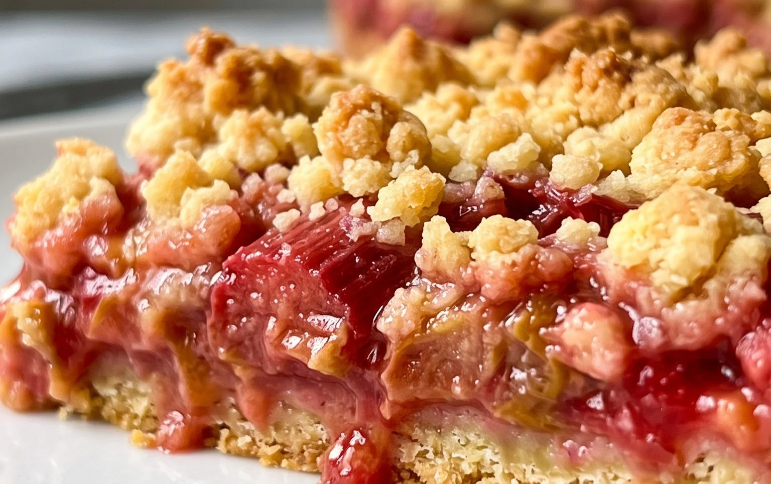 Rhabarberkuchen mit Streusel – Rezept für Eilige