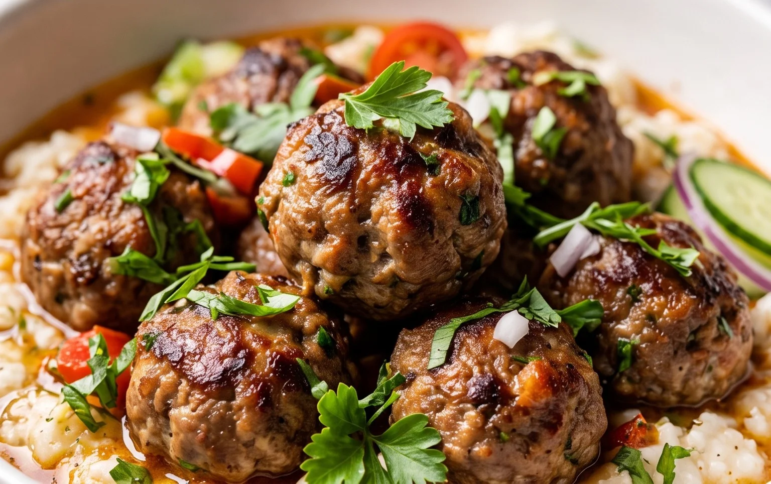 Greek Meatball Bowl Recipe