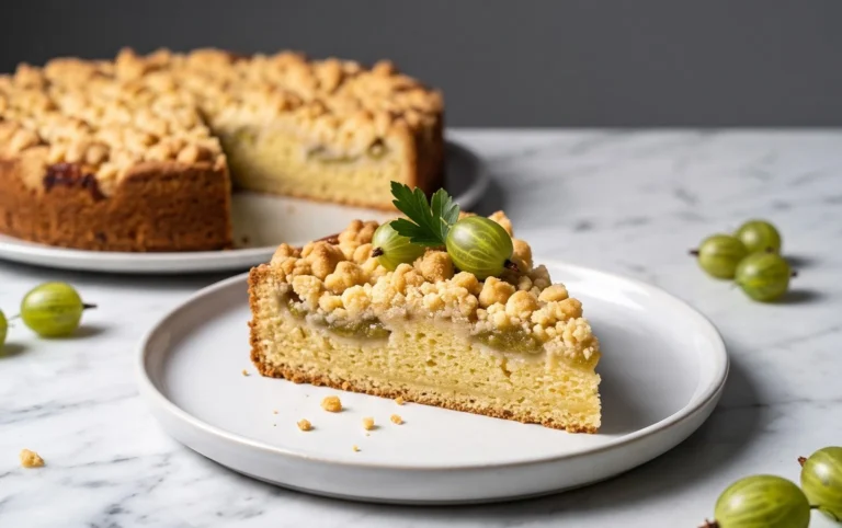Kleiner Stachelnon-alcoholic beer- Streuselkuchen
