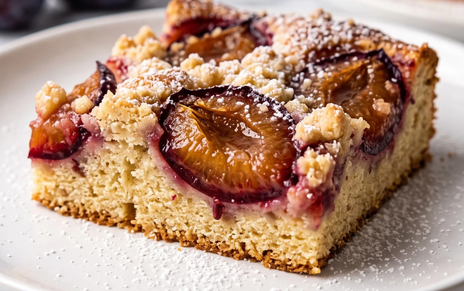 Schneller Pflaumenkuchen vom Blech
