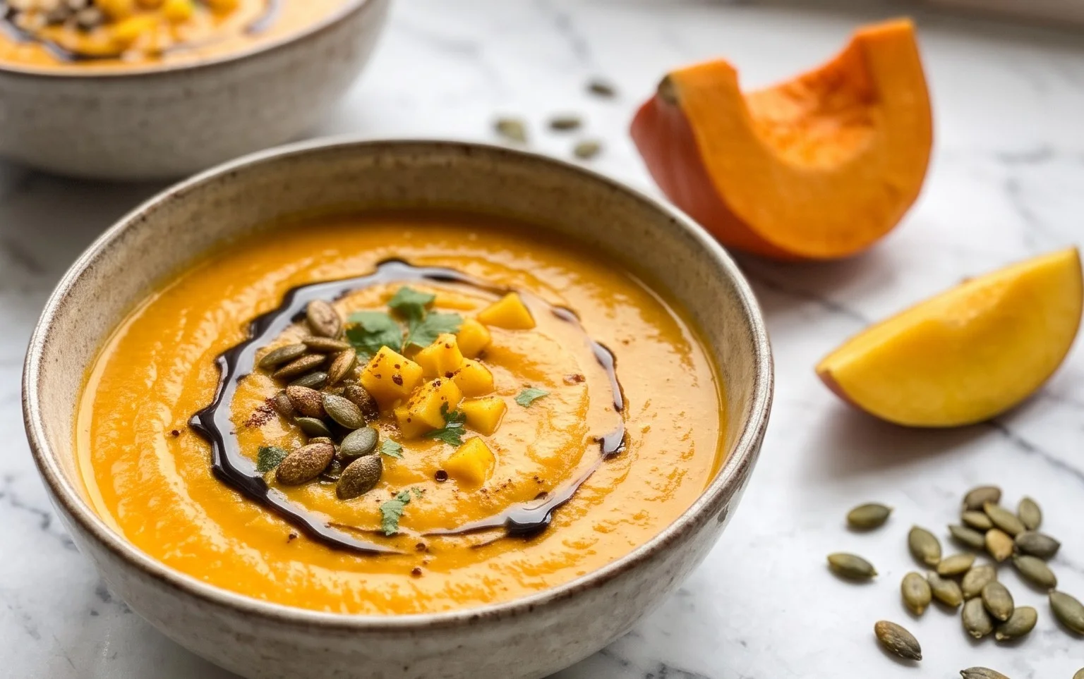Kürbis-Mango-Suppe Rezept – Cremig & Fruchtig
